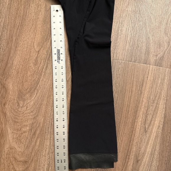 Elaine Kim black nylon Lyra pant leather bottom - Picture 7 of 7